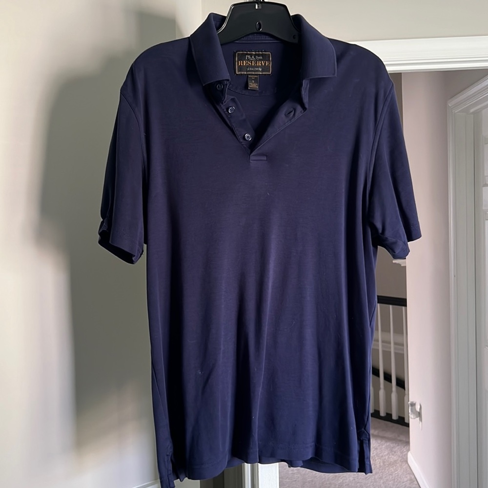 Jos. A. Bank Reserve Mens Blue Polo Small